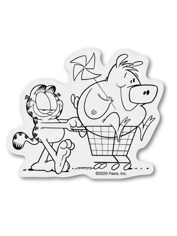 Shopping – Garfield Official Sticker