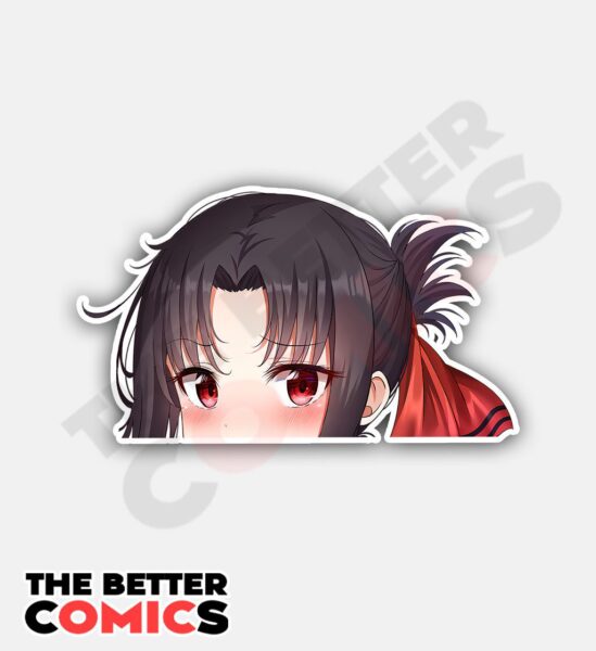 Kaguya Shinomiya Peeker Sticker