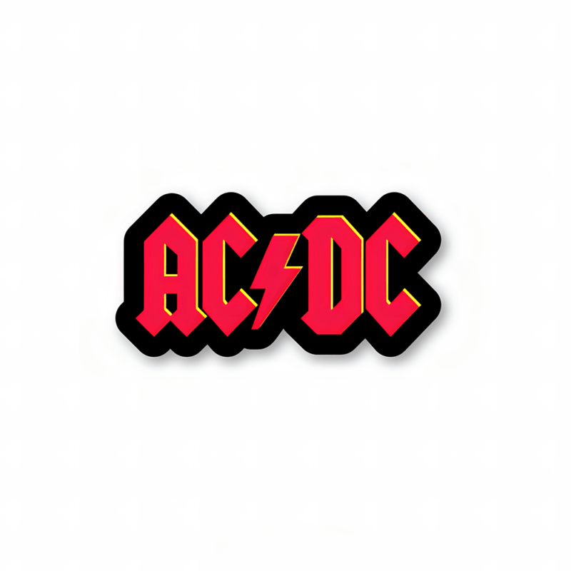 AC DC Band Sticker AC DC Band Sticker
