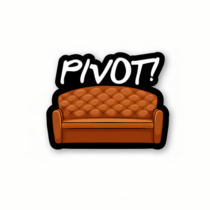 Pivot – Friends Official Sticker