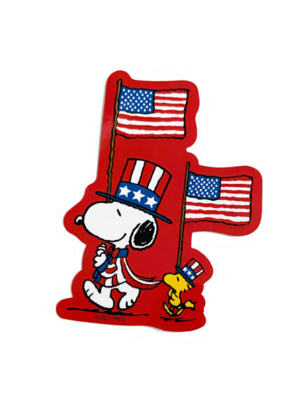 American Independance Day – Peanuts Official Sticker