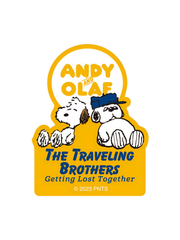 Travelling Brothers – Peanuts Official Sticker