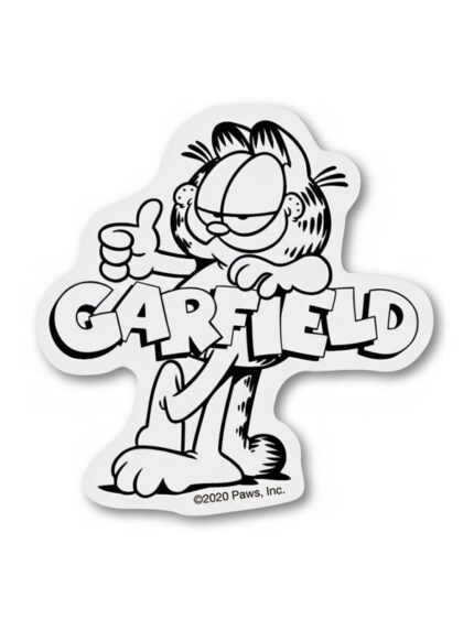Black and White – Garfield Official Sticker