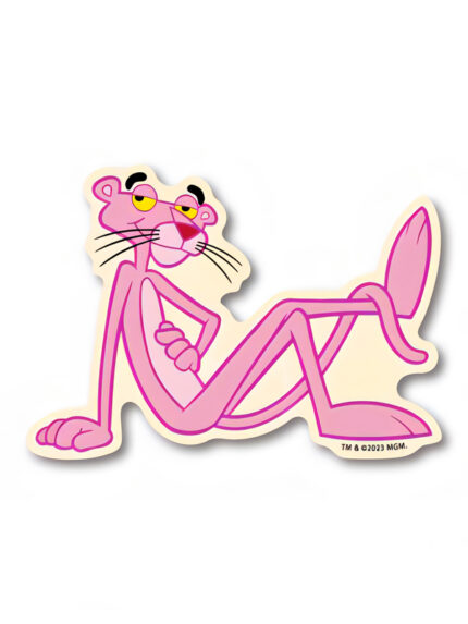 Cross Legged – Pink Panther Official Sticker