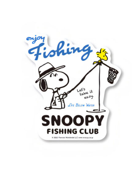 Enjoy Fishing – Peanuts Official Sticker