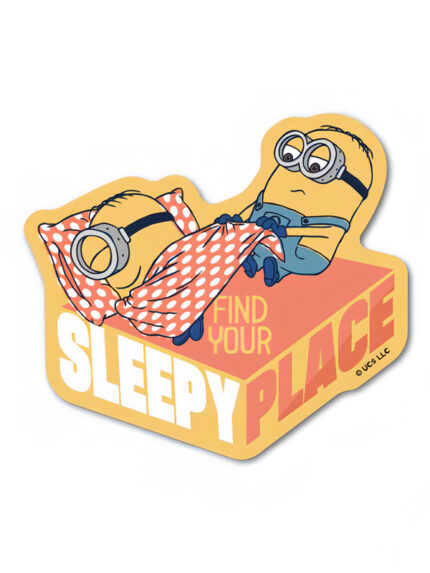 Find Your Sleepy Place – Minion Official Sticker