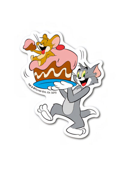 Birthday Cake – Tom and Jerry Official Sticker