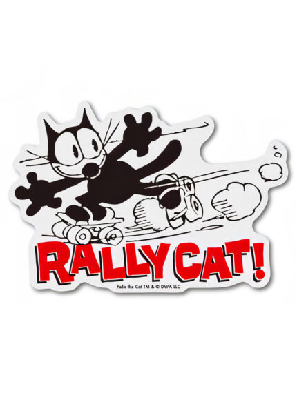 Rally Cat – Felix the Cat Official Sticker