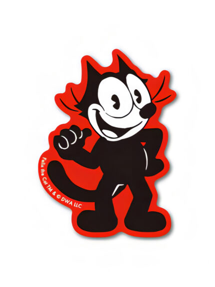 Red – Felix the Cat Official Sticker