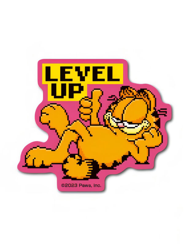 Level Up – Garfield Official Sticker