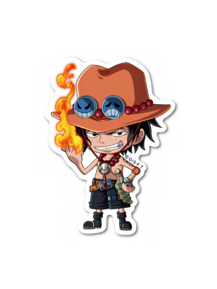 Chibi Ace – One Piece Official Sticker