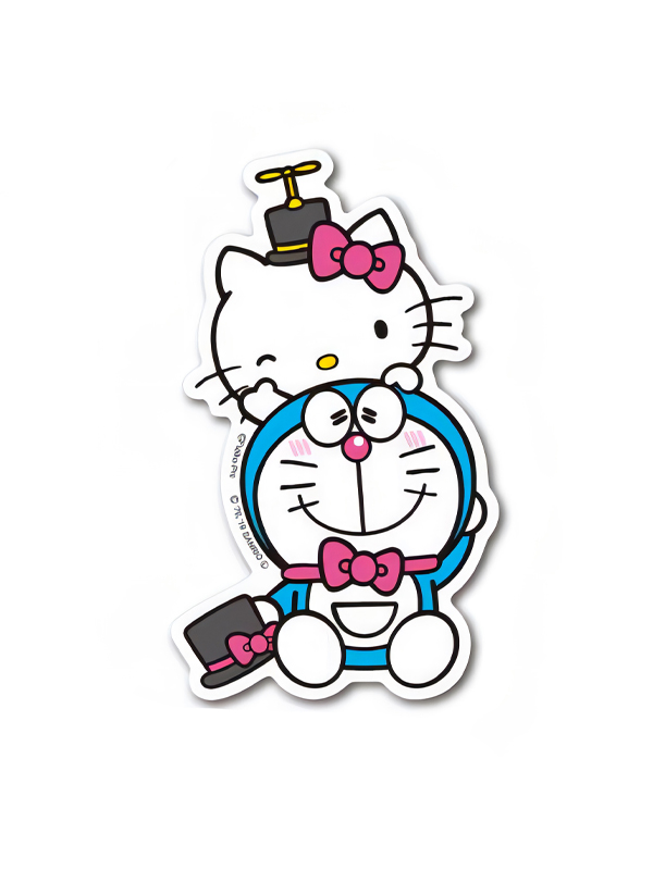 Close Friends – Doraemon & Hello Kitty Official Sticker