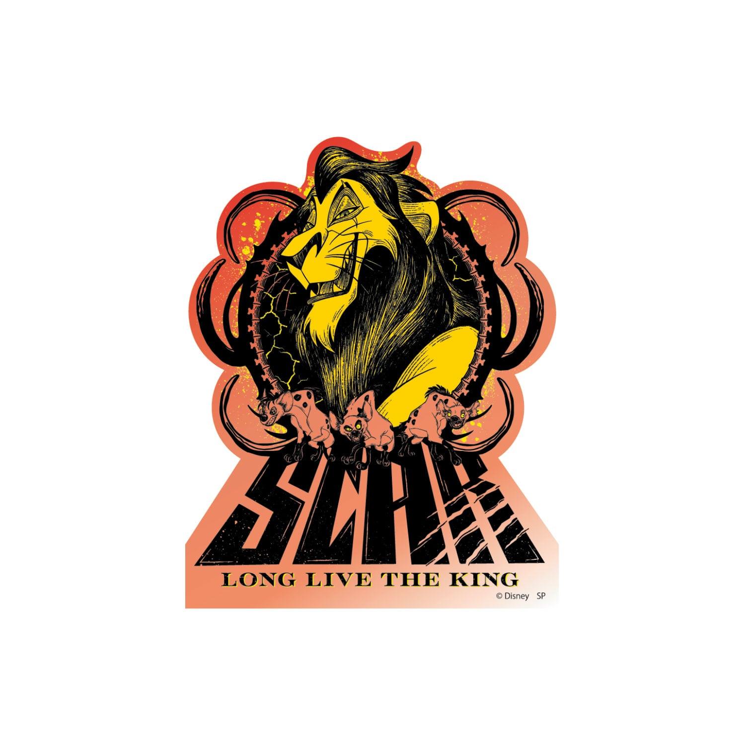 Character Sticker Lion King Scar Metallic Character Sticker Lion King Scar Metallic
