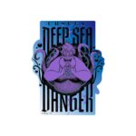 Character Sticker Little Mermaid Ursula Metallic