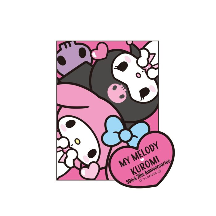 Character Sticker My Melody 50th Kuromi 20th Anniversary Gyugyu