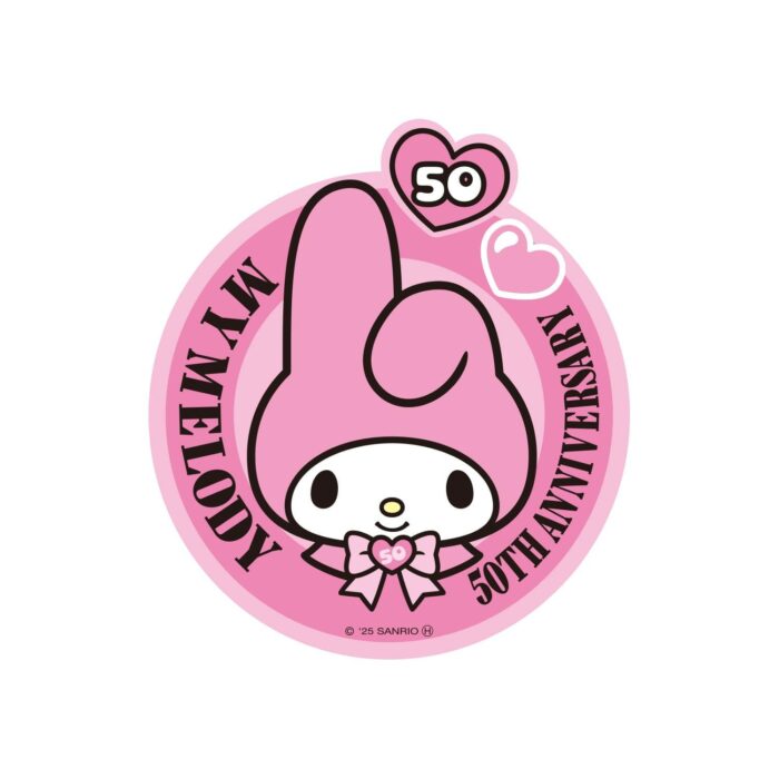 Character Sticker My Melody 50th Kuromi 20th Anniversary My Melody