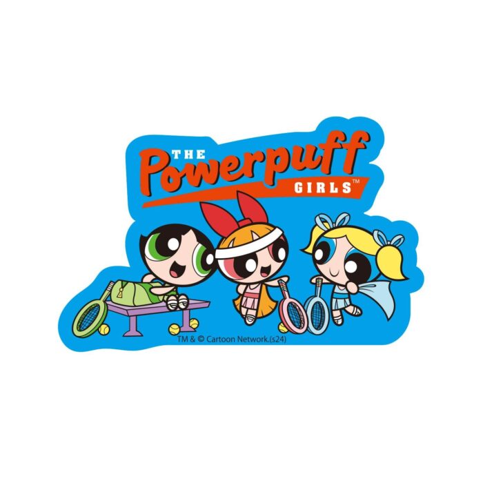 Character Sticker Powerpuff Girls Tennis Blue