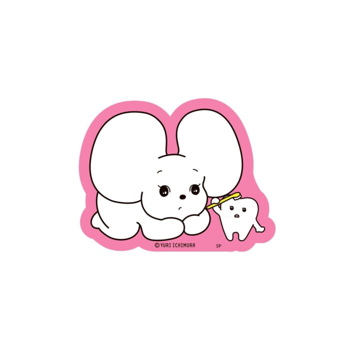 Character Sticker Casual Mouse Shiratama Shiratama And Baby Teeth