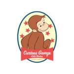 Character Sticker Curious George Star