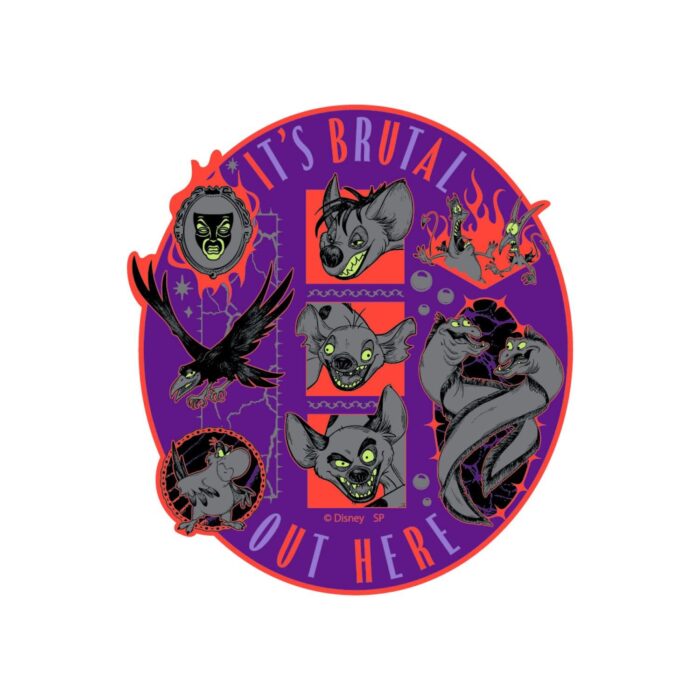 Character Sticker Disney Villains Minions