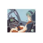 Character Sticker Dragon Ball Bulma Pilot
