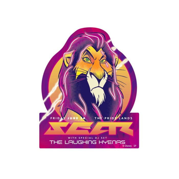 Character Sticker Lion King Scar Claw Marks