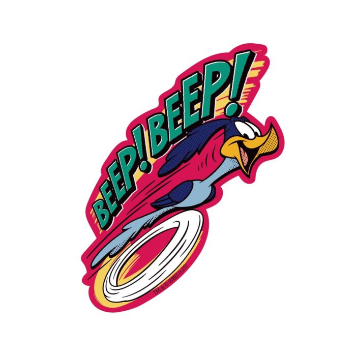 Character Sticker Looney Tunes Running