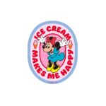 Character Sticker Minnie Mouse Badge