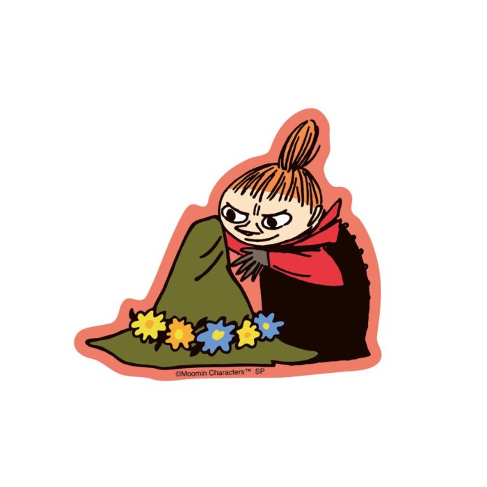 Character Sticker Moomin Little My And Hat