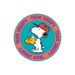 Character Sticker PEANUTS Snoopy Glove Circle
