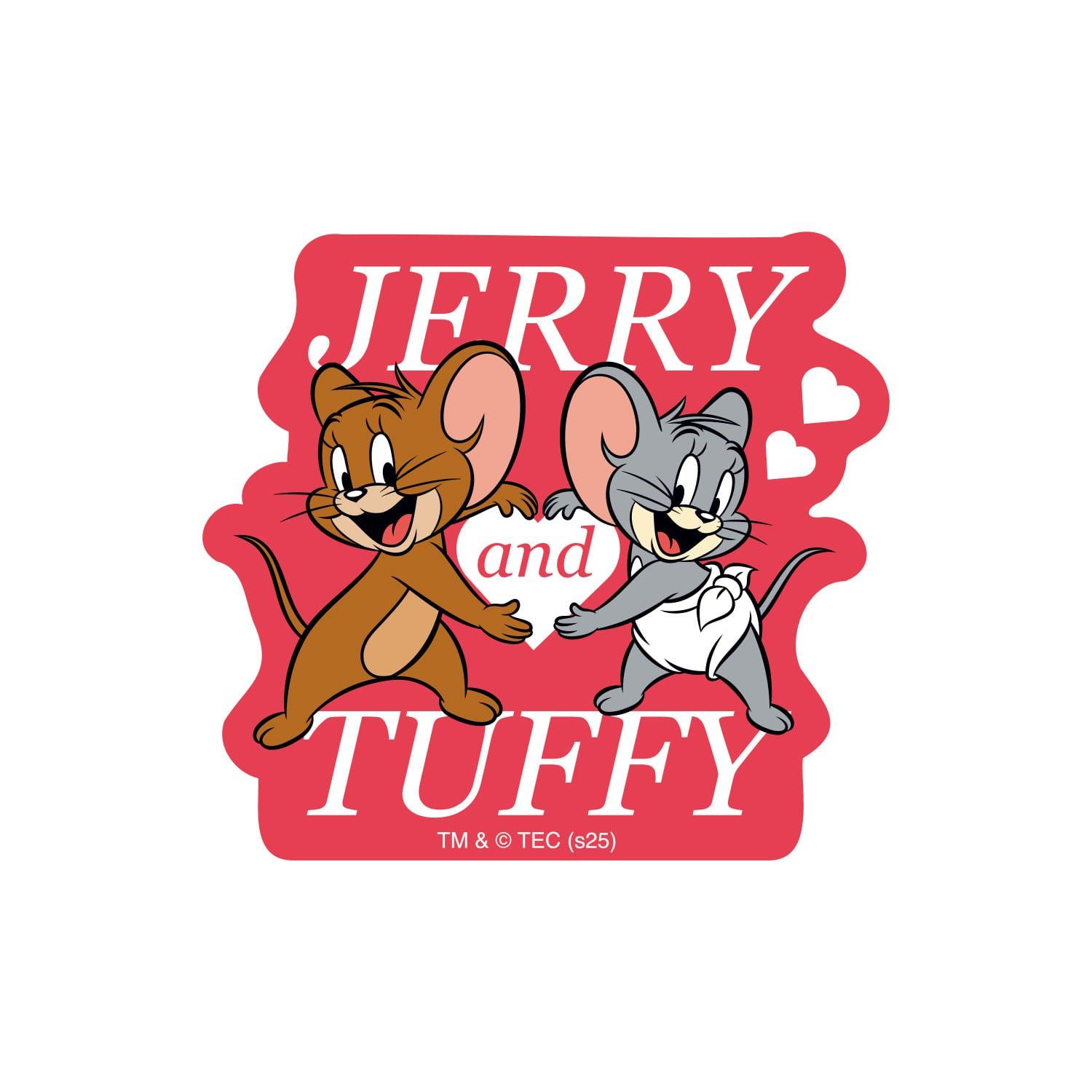 Character Sticker Tom And Jerry Heart Red Character Sticker Tom And Jerry Heart Red