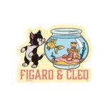 Disney Nostalgica Figaro Cleo Character Sticker