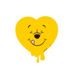 Disney Nostalgica Winnie The Pooh Heart Character Sticker