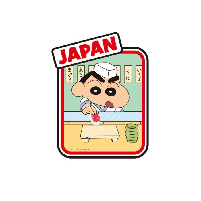 Outdoor Sticker Crayon Shin Chan Sushi