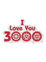 I Love You 3000 – Marvel Official Sticker
