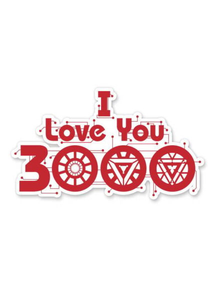 I Love You 3000 – Marvel Official Sticker