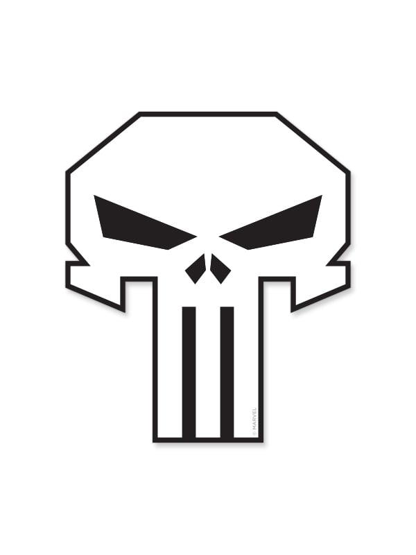 The Punisher: Comic Logo – Marvel Official Sticker