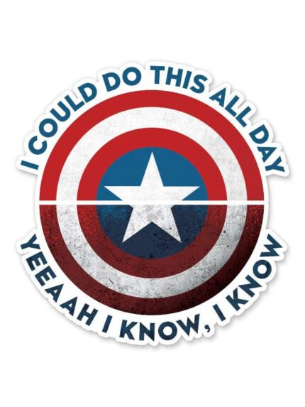 I Can Do This All Day – Marvel Official Sticker
