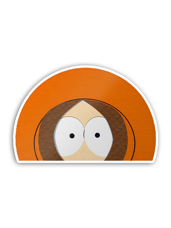 Kenny South Park Peeker Sticker Kenny South Park Peeker Sticker