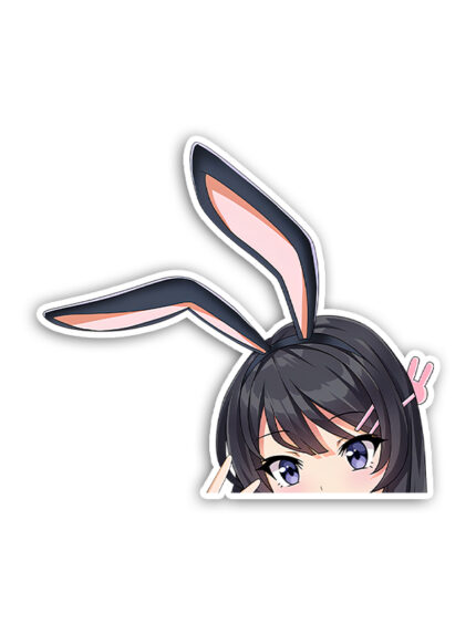Bunny Mai Sakurajima Peeker Sticker