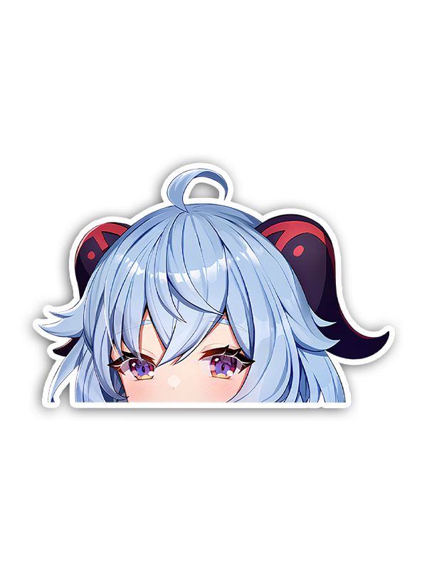 Shy Ganyu Genshin Impact Sticker