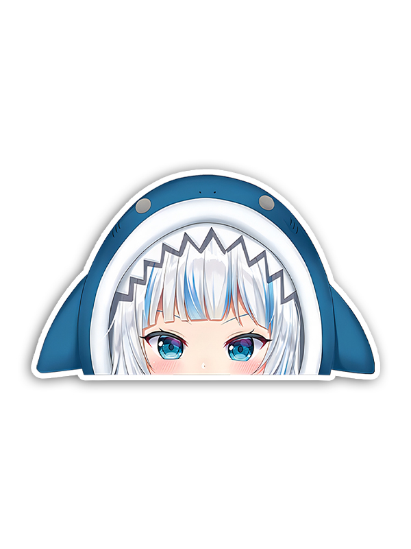 Gawr Gura Peeking Sticker