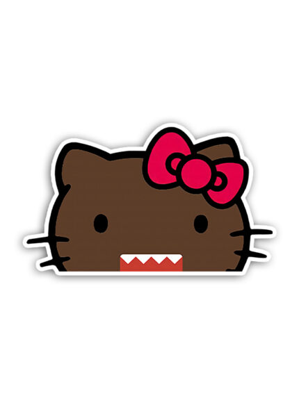 Chocolate Hello Kitty Peeker Sticker