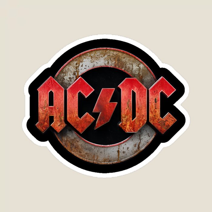 ACDC High Voltage Rock Legends Electric Vibes Sticker