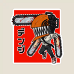 Adorable Chainsaw Man Chibi Denji Sticker