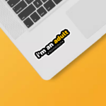 Adulting in Progress Technically Sticker