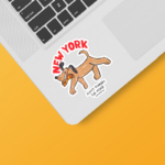 Always Hungry for More New York Street Style Sticker