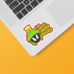 Angry Marvin the Martian Sticker