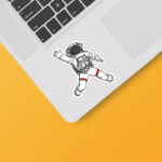 Astronaut Space Explorer Cosmic Journey Sticker