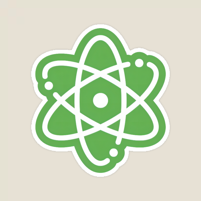 Atomic Structure Science Sticker